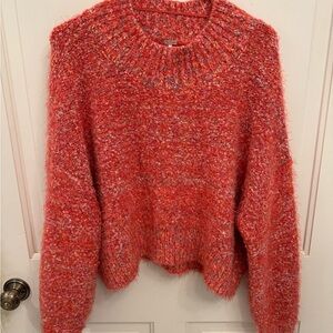 Cozy Red Knit Sweater